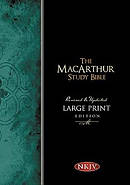 NKJV MacArthur Study Bible: Black, Large Print, Bonded Leather
