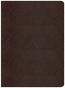 NKJV Chronological Study Bible: Mahogany, Genuine Leather
