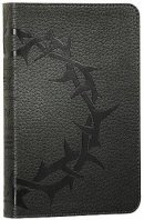 ESV Compact Bible: Charcoal, Crown Design, TruTone