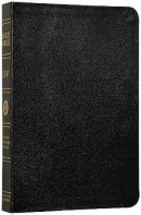 ESV Large Print Bible: Black, Genuine Leather