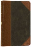 ESV Premium Thinline Bible: Tan and Forest, Trutone