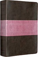 ESV Study Bible: Trail Design, Chocolate & Rose, TruTone
