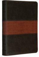 ESV Large Print Bible: Forest and Tan Trail Design
