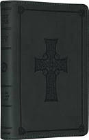 ESV Large Print Compact Bible: Olive Celtic Cross, TruTone Cover