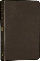 ESV Large Print Compact Bible Imitation Leather Charcoal