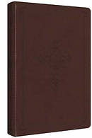 ESV Ultrathin Bible in Brown Imitation Leather with Cross