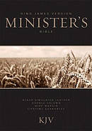 Kjv Ministers Bible Imlth Blk