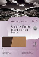 Kjv Ultra Thin Ref Bible Brn Tan Duotone