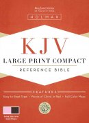 KJV Large Print Compact Bible Pink/brown Simulated Leather