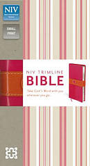 Niv Trimline Pink Orange Bible