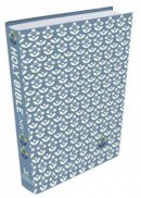 NIV Thinline Bible: Blue Patterned Cloth, Hardback