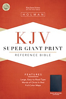 KJV Super G P Ref Bible Blue Imlth