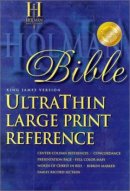 KJV Ultrathin Large Print Reference Bible: Burgundy, Bonded Leather