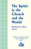 The Spirit in the Church and the World