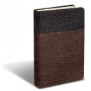 The Message Numbered Edition Bible: Brown Alligator and Tan, Bonded Leather