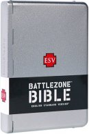 ESV Battlezone Bible: Brushed Aluminum Cross Design, Metal Case