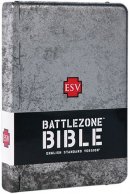 ESV Battlezone Bible: Weathered Cross Design, Metal Case