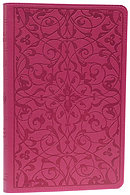ESV Thinline Wild Rose Floral Bible: Pink Trutone