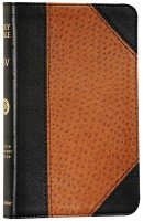 ESV Thinline Bible: Black / Ostrich, Trutone Leather