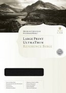 HCSB Ultrathin Reference Bible Leather Black Large Print