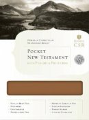 HCSB Pocket New Testament with Psalms and Proverbs : Brown, Bonded Leather