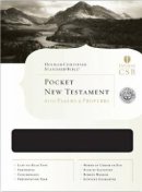 HCSB Pocket New Testament with Psalms and Proverbs: Black, Bonded Leather