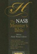 NASB Minister’s Bible Deluxe Edition: Black, Genuine Morocco Leather