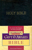 KJV Gift & Award Bible, Black Imitation Leather