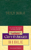 KJV  Gift & Award Bible: Dark Green, Imitation Leather