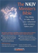 NKJV Minister�s Bible: Black, Genuine Leather