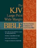 KJV Large Print Wide Margin Bible: Hardback