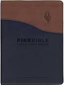 NIV Fire Bible: Global Study Edition, Flexisoft, Black and Tan
