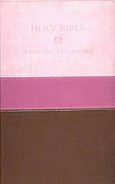 NRSV Deluxe Gift Bible with Apocrypha Leatherlook Pink - Chocolate