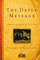 The Daily Message: Through the Bible in One Year, Paperback
