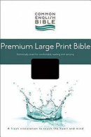 CEB Premium Large Print Bible Imitation Leather Black