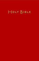 CEB Church Pew Bible Large Print Edition Hardback Red