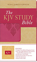 KJV Study Bible: Pink, Imitation Leather