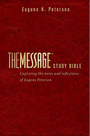 The Message Study Bible: Red, Imitation Leather