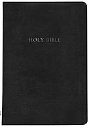 KJV Wide Margin Bible: Black, Bonded Leather