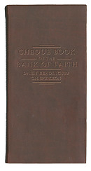 Chequebook At The Bank Of Faith Burgundy