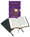 KJV Pocket Reference Bible: Burgundy, Calfskin
