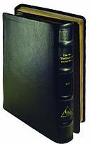 KJV New Thompson Study Bible: Black with Gold, Genuine Leather