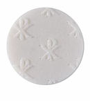 Peoples Altar Bread All Over Cross - White Kyro - Pack of 250