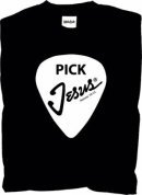 Pick Jesus T Shirt: Black, Adult Large