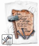 Build a Bridge T Shirt: White, Adult Medium