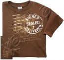 Signed Sealed Delivered T Shirt: Brown, Medium