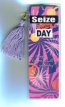 Seize Every Day Tassel Bookmark