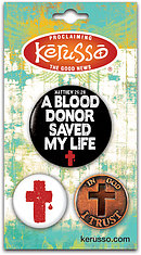 Blood Donor Badges - Set of 3