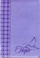 Lilac Hope Bible Cover - Large