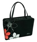 Floral Micro-fiber Purse-style Bible Cover